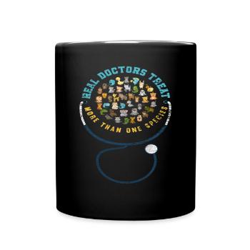 Animaux vétérinaires - Mug uni - noir - Devant