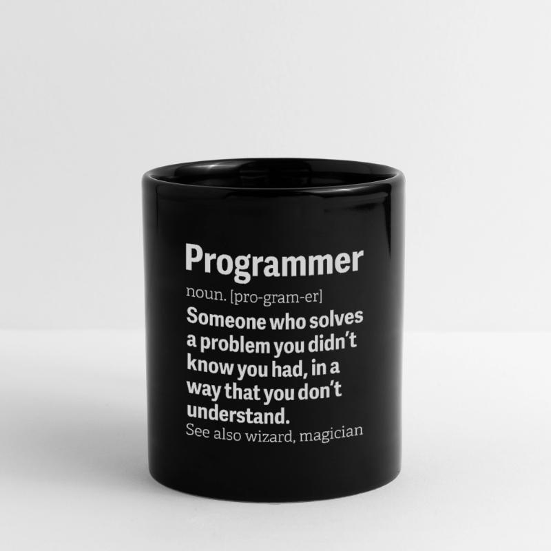 Programmer Wizard Magician Developer Science Full Colour Mug