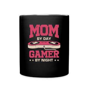 Gaming Mama Gamer Mother Gift - Full Colour Mug - black - Front