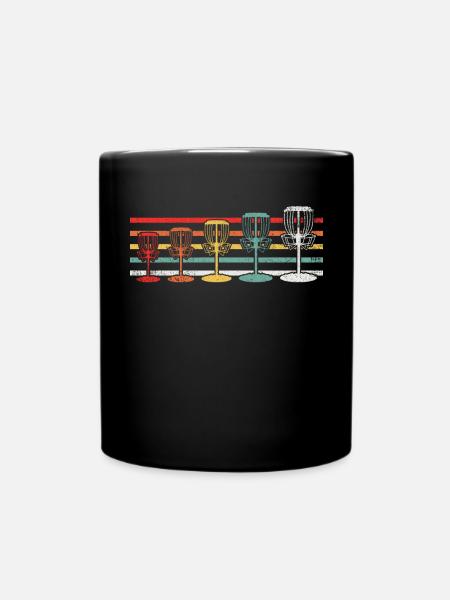 Discgolf Frisbee - Tasse einfarbig - Schwarz