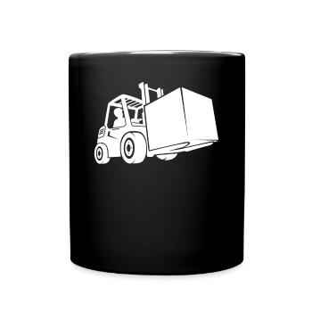 Forklift Driver Warehouseman Gift - Full Colour Mug - black - Front
