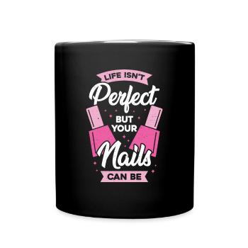 Nail Salon Profession Job Nail Designer Gift - Full Colour Mug - black - Front