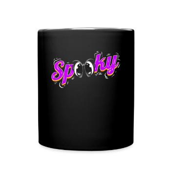 Spooky Says This Motif For Halloween - Full Colour Mug - black - Front