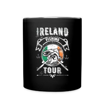 Irlande Pêche Fishing Tour - Mug uni - noir - Devant