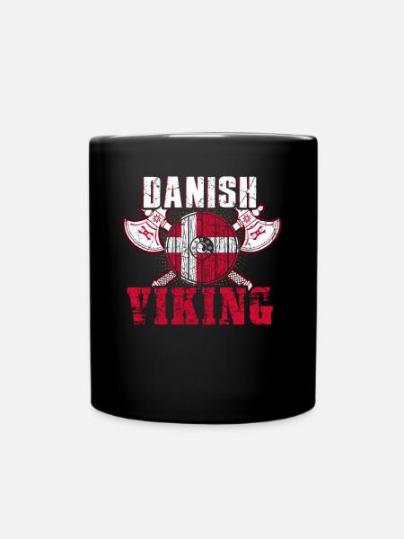 Dänemark Wikinger - Tasse einfarbig - Schwarz