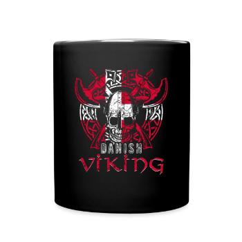 Vikings du Danemark - Mug uni - noir - Devant