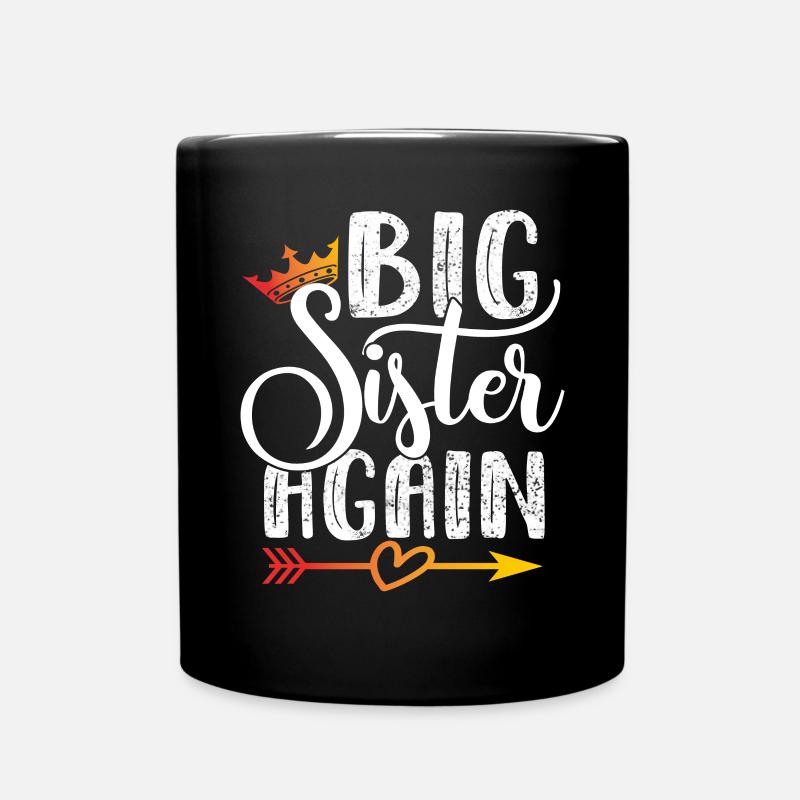 Cadeau grande sœur Big Sister Again - Mug uni - noir