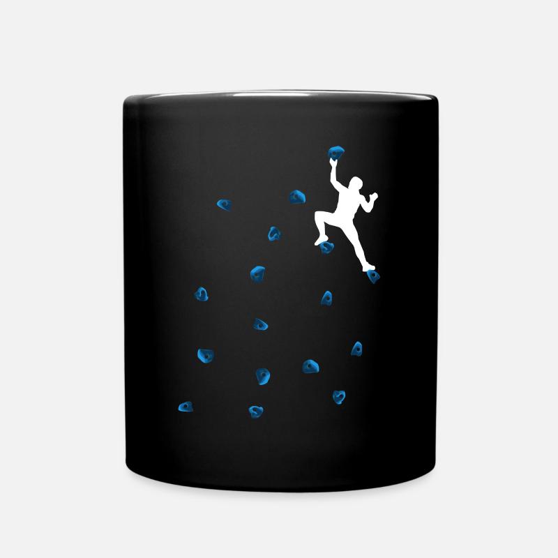Escalade de bloc Blue Boulder Poignées Homme Hommes - Mug uni - noir