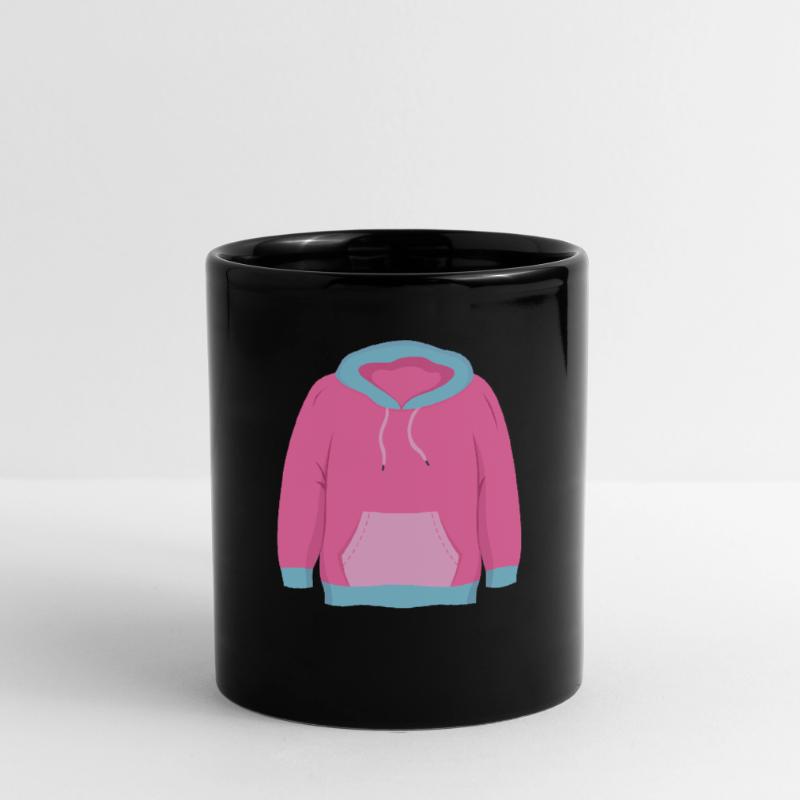 Pinker Pulli Pullover Tasse einfarbig