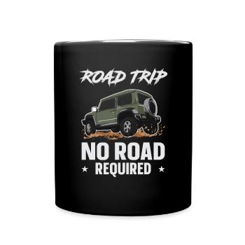 Road trip / no road required - terrain - Full Colour Mug - black - Front