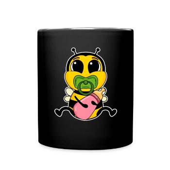 Bébé abeille - Mug uni - noir - Devant
