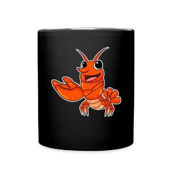 Homard - Mug uni - noir - Devant
