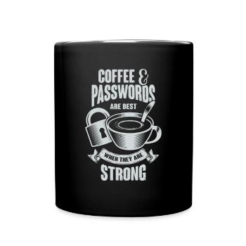 Cadeau d’agent de sécurité de l’information - Mug uni - noir - Devant