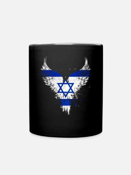 Drapeau d’Israël - Mug uni - noir