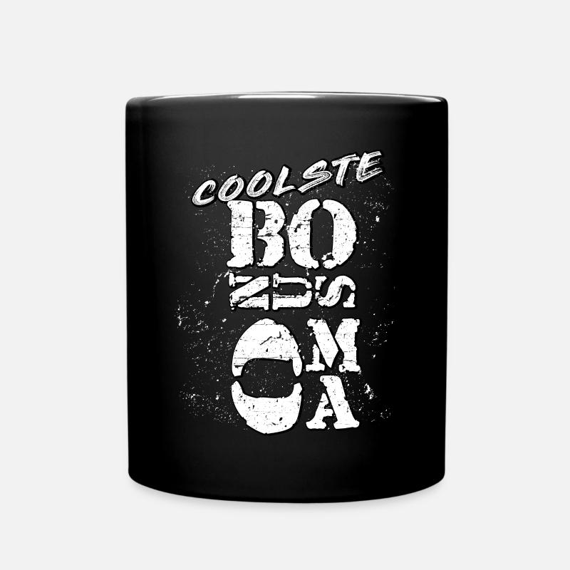 Bonus Oma - Tasse einfarbig - Schwarz