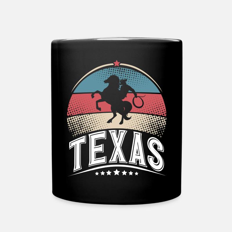 Texas - Tasse einfarbig - Schwarz