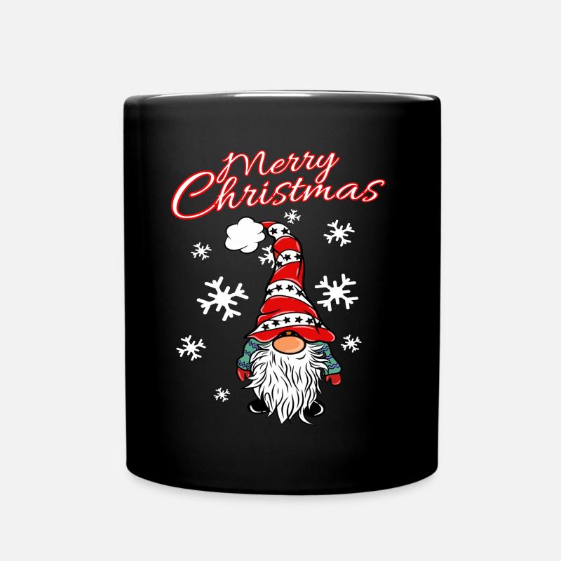 Gnome Gnome de Noël - Mug uni - noir