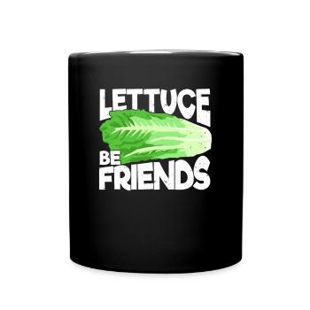 Garden Gardening Lettuce Gardener Gift - Full Colour Mug - black - Front