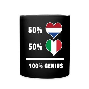 Ingenium/cadeau en Italie et aux Pays-Bas - Mug uni - noir - Devant