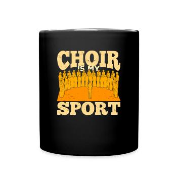 Chœur Chanteur De Chœur Chef de ChœurMaster Cadeau - Mug uni - noir - Devant