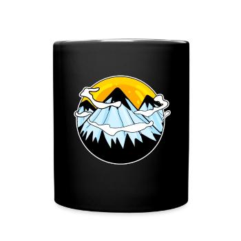 Mountain Mountains - Full Colour Mug - black - Front