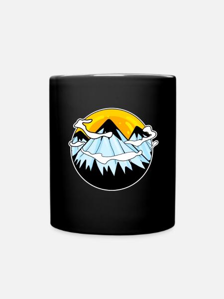 Mountain Mountains - Full Colour Mug - black