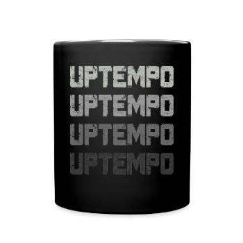 Uptempo - Rave - Hardstyle - Gabber - Gift - Full Colour Mug - black - Front