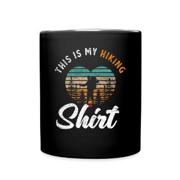 Randonnée Randonnée Chemise - Mug uni - noir - Devant