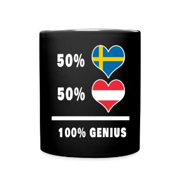 Ingenium/cadeau suédois et autrichien - Mug uni - noir - Devant