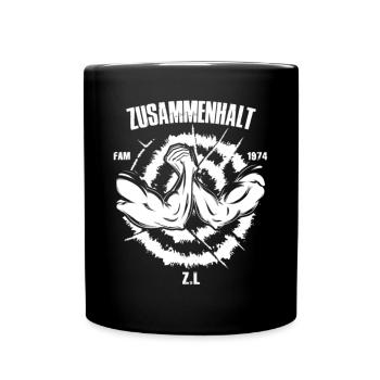ZUSAMMENHALT 1974 FAM - Tasse einfarbig - Schwarz - Vorne