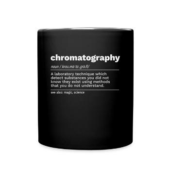 High performance liquid chromatography definition - Full Colour Mug - black - Front