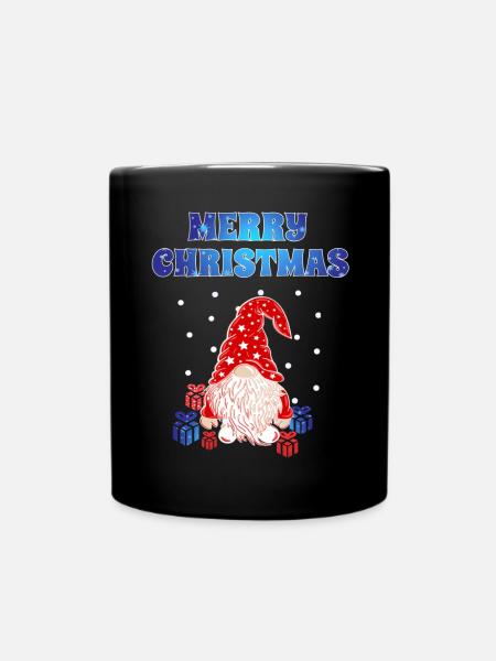 Christmas Gnome - Tasse einfarbig - Schwarz