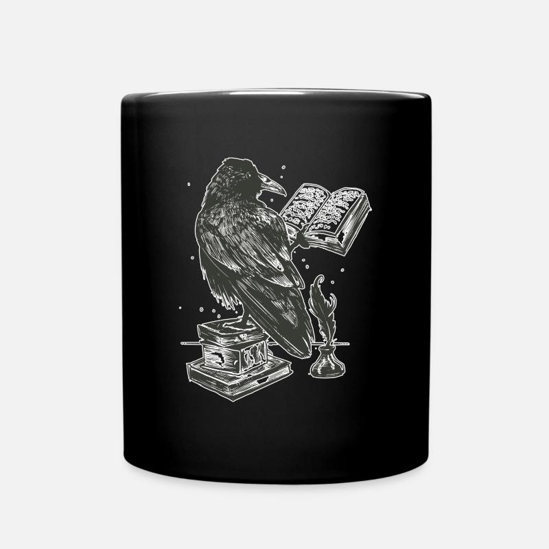 Rabe - Tasse einfarbig - Schwarz