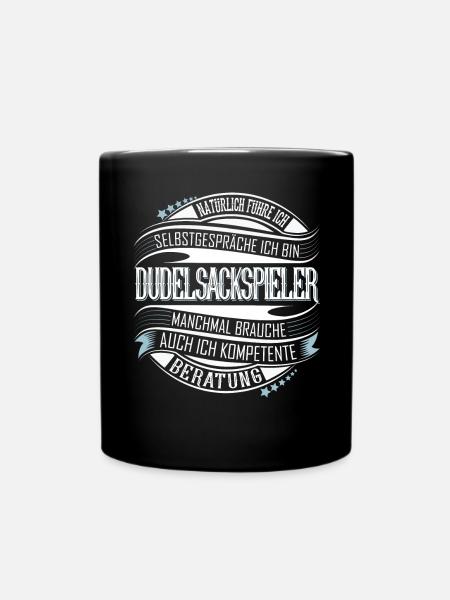 Dudelsack - Tasse einfarbig - Schwarz