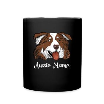Aussie Mama Berger Australien Mama - Mug uni - noir - Devant