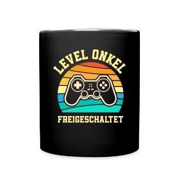 Onkel - Tasse einfarbig - Schwarz - Vorne