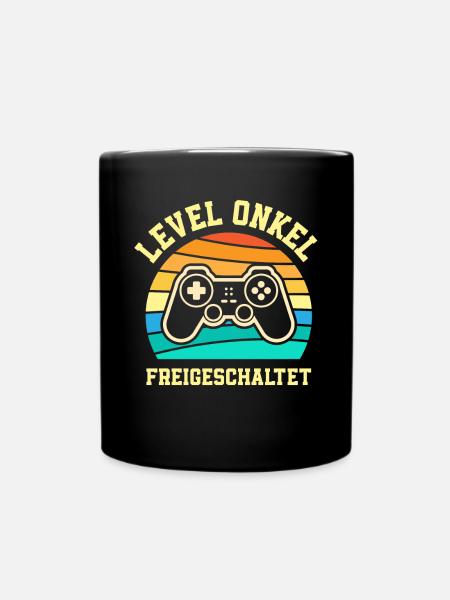 Onkel - Tasse einfarbig - Schwarz
