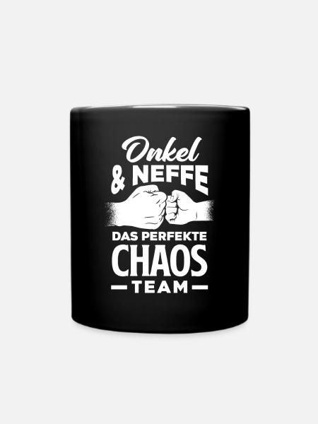 Onkel Und Neffe - Tasse einfarbig - Schwarz
