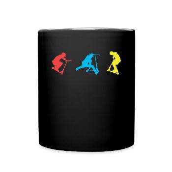 Scooter - Full Colour Mug - black - Front