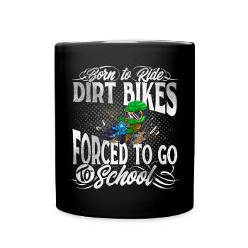 Motocross - Full Colour Mug - black - Front