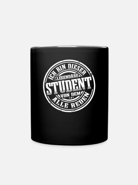 Student Legende Studium Bachelor Studenten - Tasse einfarbig - Schwarz