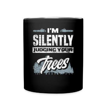 Arborist Aborist Forest Forest Worker - Full Colour Mug - black - Front