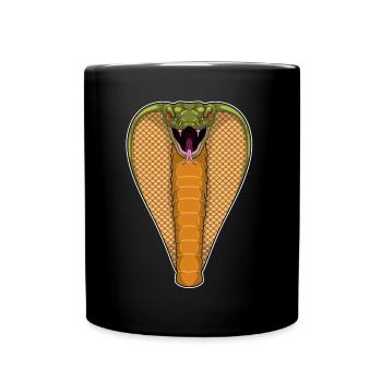Cobra Snake - Full Colour Mug - black - Front