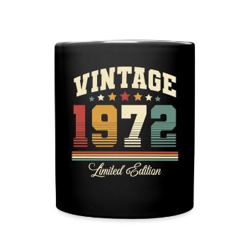 1972 Millésime Année de construction 50e anniversaire Millésime - Mug uni - noir - Devant