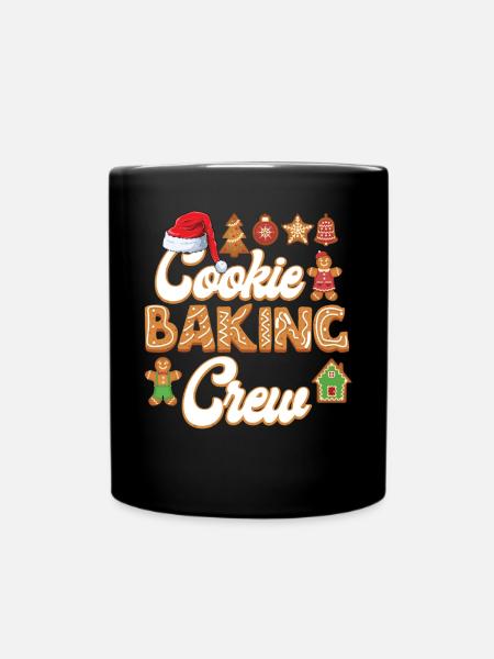 Cookie Baking Crew Christmas Baking - Tasse einfarbig - Schwarz