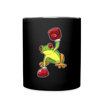 Boxer Grenouille Boxe Gants de Boxe Boxe - Mug uni - noir - Devant