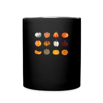 Citrouilles d’automne - Citrouille d’automne de Thanksgiving - Mug uni - noir - Devant