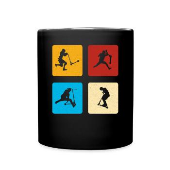 Stunt Scooter - Full Colour Mug - black - Front