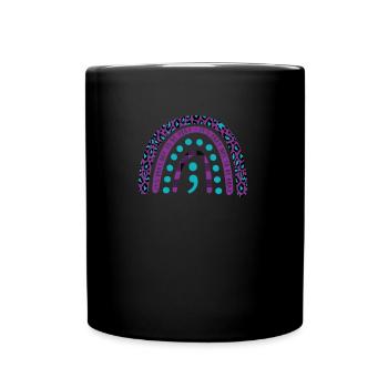 C’est normal de ne pas aller bien - Prévention du suicide - Mug uni - noir - Devant