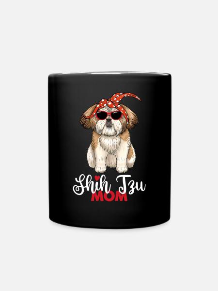 Shih Tzu Maman Shih Tzu Mama - Mug uni - noir